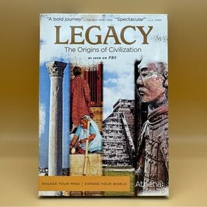 Legacy: The Origins of Civilization (DVD, 2010, 3-Disc Set) Athena Documentary